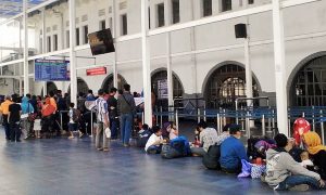 Stasiun Pasar Senen Tampak bersih/Foto NUSANTARANEWS