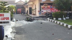 Puing ledakan bom bunuh diri di Surakarta, Jawa Tengah/Foto: Istimewa