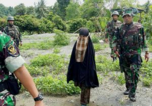 Umi Delima saat disergap Tim Alfa 17 Yonif 303 Kostrad/Foto Nusantaranews