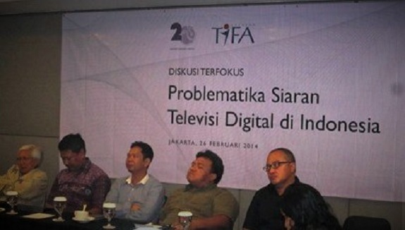 Dokumentasi Acara diskusi Problematika Siaran Televisi Digital di Indonesia/Foto Nusantaranews via tifa foundation