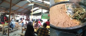 Suasana Warung Lotek dan Gado-gado teteg/Foto Selendang/Nusantaranews