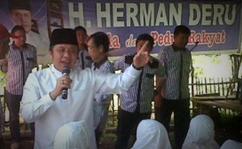 Calon Gubernur Sumsel Herman Daru/Foto nusantaranews via sumselpostonline