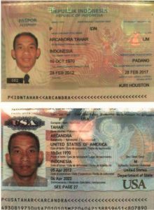 Paspor Arcandra Tahar/Istimewa