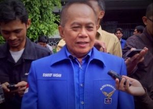 Ketua Harian Demokrat Syarif Hasan/Foto nusantaranews via kompas