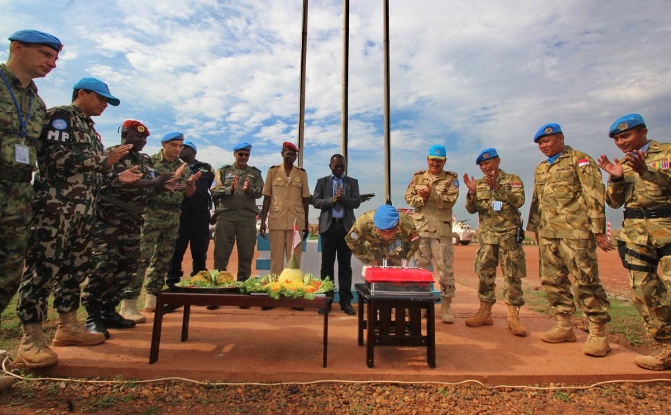 Prajurit TNI di Afrika Dapat Penghargaan dari Presiden Afrika Tengah/Foto nusantaranews via tniad