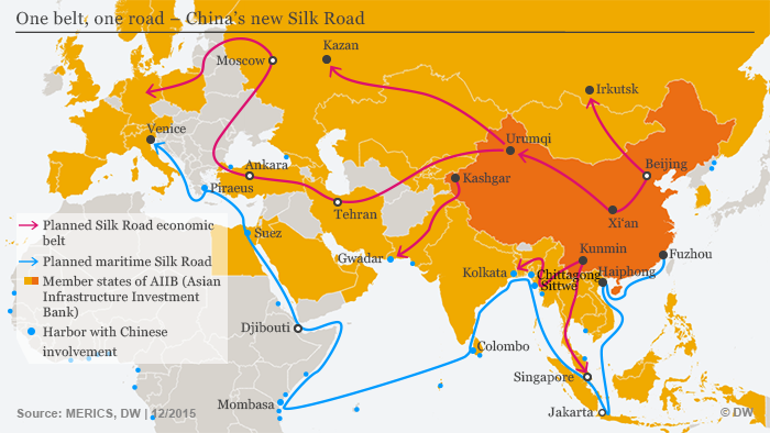 Jalur Sutera maritim abad 21 China/Foto Istimewa/Nusantaranews