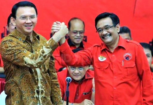 Ahok-Djarot/Foto via beritaupdate