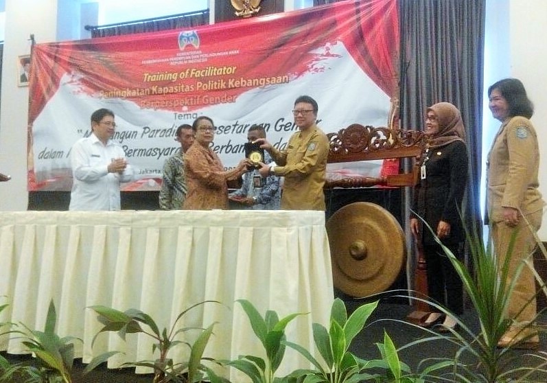 Mendagri Tjahjo Kumolo di Hotel Royal Kuningan, Jakarta Selatan, Selasa, (27/9)/Foto Fadilah/Nusantaranews