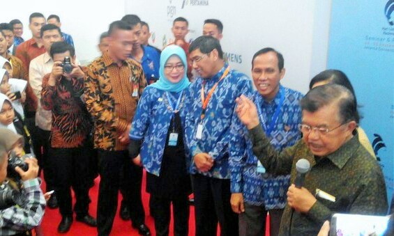 di acara Pameran Hari Listrik Nasional ke-71 di Jakarta Convention Center (JCC) Rabu (28/9/2016)/Foto Andika