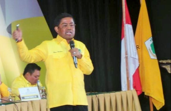 Idrus Marham dalam Pertemuan Nasional I Legislatif dan Eksekutif partai Golkar 27 September 2016/Foto Ahmad