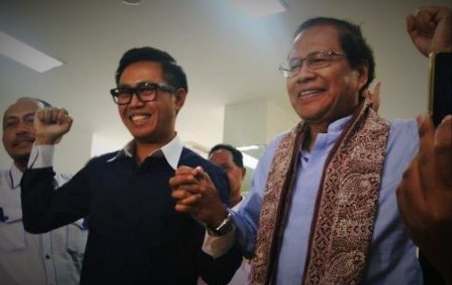 Ketua DPW PAN DKI, Eko Hendro Purnomo dan Rizal Ramli/Foto nusantaranews