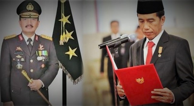 Komjen Pol Budi Gunawan dan Presiden Jokowi/Ilustrasi nusantaranews