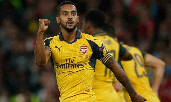 Theo Walcott Juru gedor the gunners/Foto: Emer