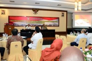 Workshop bertema “Melalui Penataan Sumber Daya Alam dan Sumber Daya Buatan Komponen Pendukung Pertahanan Negara, Kita Bangun Sistem Pertahanan Semesta" Kemhan/Foto: Dok. Kemhan