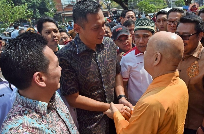 Agus Harimurti Yudhoyono Kunjungi Komunitas Tionghoa Jakarta/Foto: via Metro TV