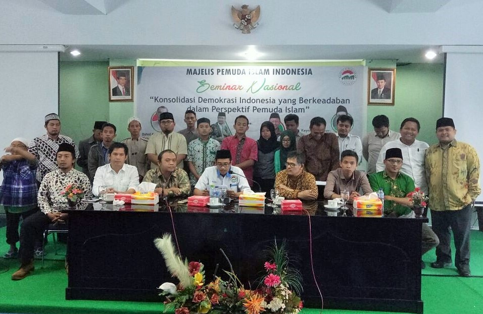 Seminar Nasional dengan tema "Konsolidasi Demokrasi Indonesia Yang Berkeadaban Dalam Perspektif Pemuda Islam" oleh MPII/Foto: Dok. MPII