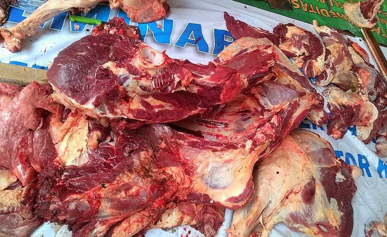 Daging Sapi Segar/Foto Endang/Nusantaranews