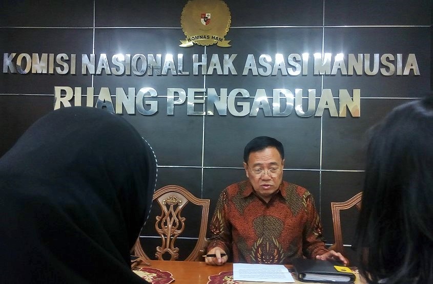 Anshori Sinungan, Wakil Ketua Komnas HAM/Foto Andika/Nusantaranews