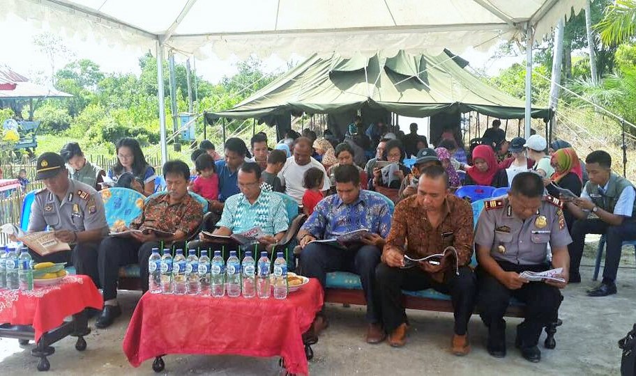 Festival Pemuda dan launching Rumah Baca yang diresmikan oleh Bupati Nunukan melalui Kepala Dinas Pendidikan Kabupaten Nunukan, di Desa Mansapa, Nunukan Selatan, Nunukan, Minggu (23/10)/Foto ES/nusantaranews