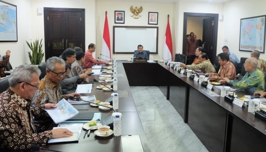 Rapat Program Pembangunan Pariwisata Indonesia di Kantor Wapres RI, Jakarta/Foto Dok. Humas Kementrian Pekerjaan Umum