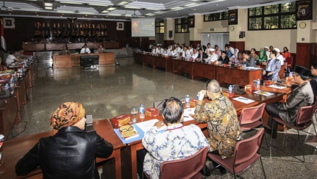 Suasana gelar perkara kasus Ahok di Mabes Polri, Selasa (15/11/2016). Gelar perkara dipimpin Kabareskrim Komjen Ari Dono Sukmanto/Foto: dok. AntaraFoto