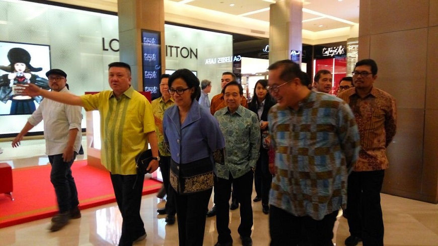 Menteri Keuangan (Menkeu) Sri Mulyani lakukan kunjungan. Foto AndikaNusantaranews