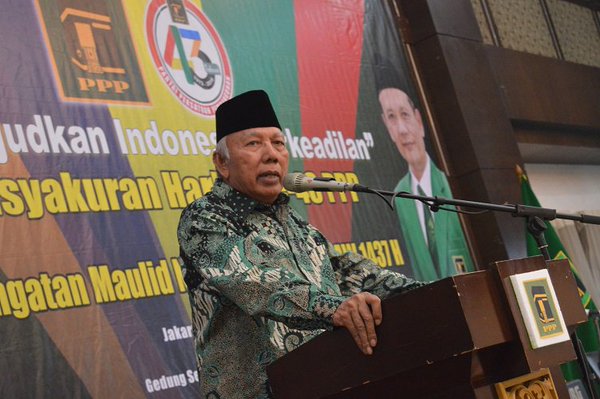 Politisi senior PPP Zarkasih Nur. Foto Dok. DPP PPP