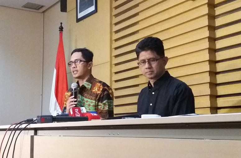 Wakil Ketua Komisi Pemberantasan Korupsi (KPK), Laode M Syarief dalam konferensi pers, Sabtu, (31/12/2016)/Foto Fadilah/NUSANTARAnews