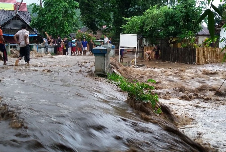 Banjir Bandang Bima. Foto Dok. Pribadi