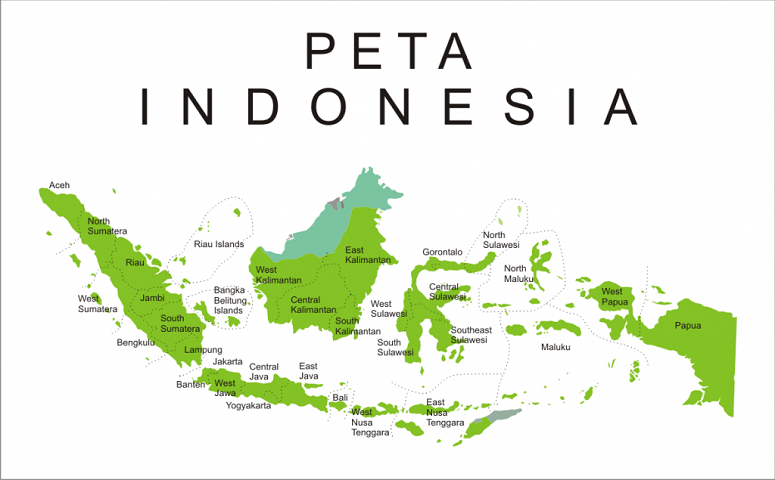 Peta Indonesia/Ilustrasi NUSANTARANEWS.CO/Via Sejarah Indonesia