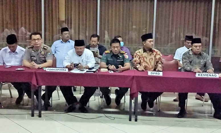 Dandim 0803/Madiun Bersama forpimda Dan Ulama Adakan Silaturohmi/Foto MC0803