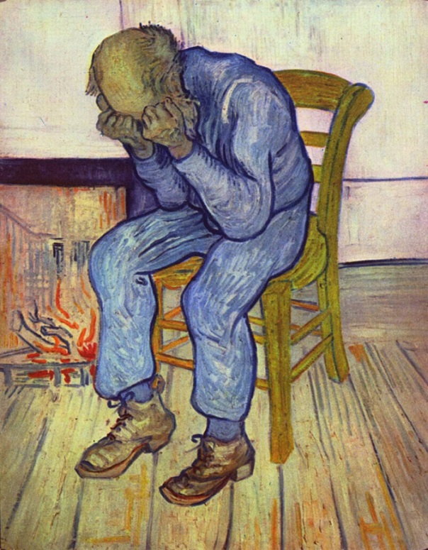 Sorrowing Old Man (At Eternity's Gate) by Vincent van Gogh/Foto: Dok. ArtPaintingArtist