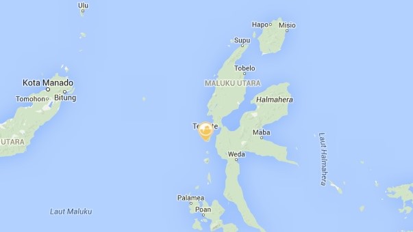 Gempa 6,6 SR Guncang Maluku/Foto via google map