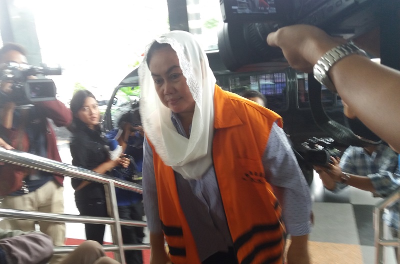 Bupati Klaten, Sri Hartini Jalani Pemeriksaan Perdana/Foto Fadilah/Nusantaranews