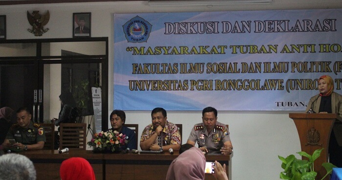 Diskusi dan Dklarasi Masyarakat Tuban Anti Hoax. Foto Dok. Pribadi