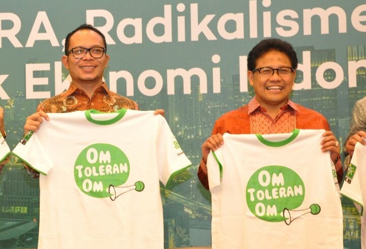 Hanif Dhakiri dan Muhaimin Iskandar. Foto via @KemnakerRI