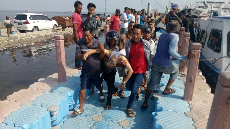 Kapal Wisata Tujuan Pulau Seribu Terbakar/Foto Istimewa