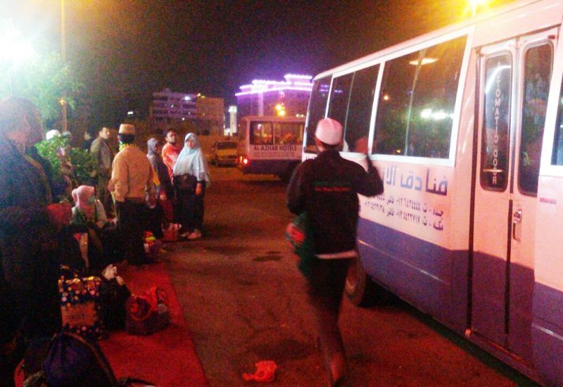 Jemaah umrah Indonesia bersiap pulang ke Tanah Air. Foto dok. KUHI