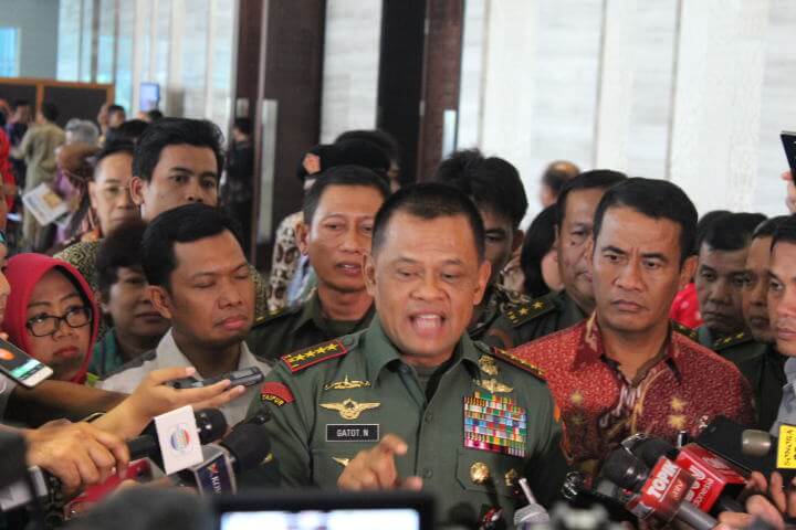 Panglima TNI Jenderal Gatot Nurmantyo/Foto Andika/NUSANTARAnews