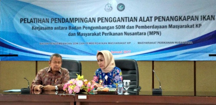 Pelatihan Pendampingan Penggantian Alat Penangkap Ikan. Foto Humas KKP