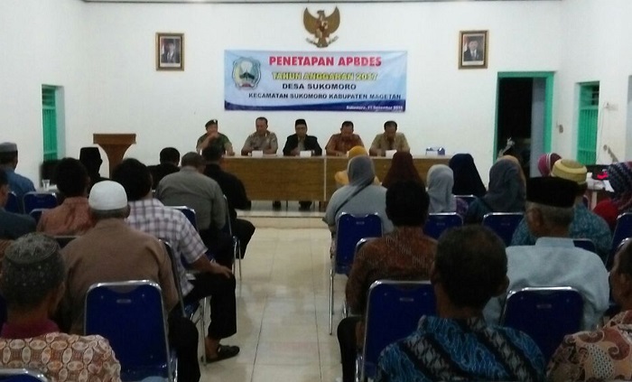 Rapar koordinasi Pengesahan APBDES. foto Dok. Pribadi