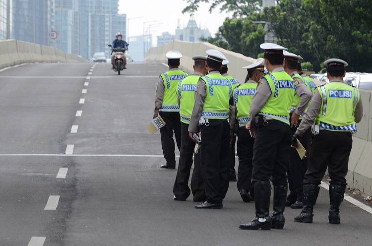 Razia Tilang Oleh Polisi/Foto Ilustrasi/IST