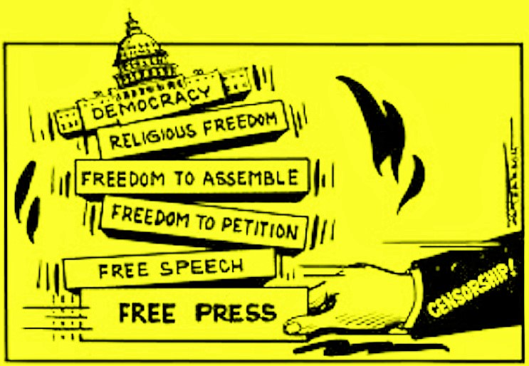 THE LIBERTY OF THE PRESS by Charles F. Partington 1836/Ilusturasi: Dok. TES