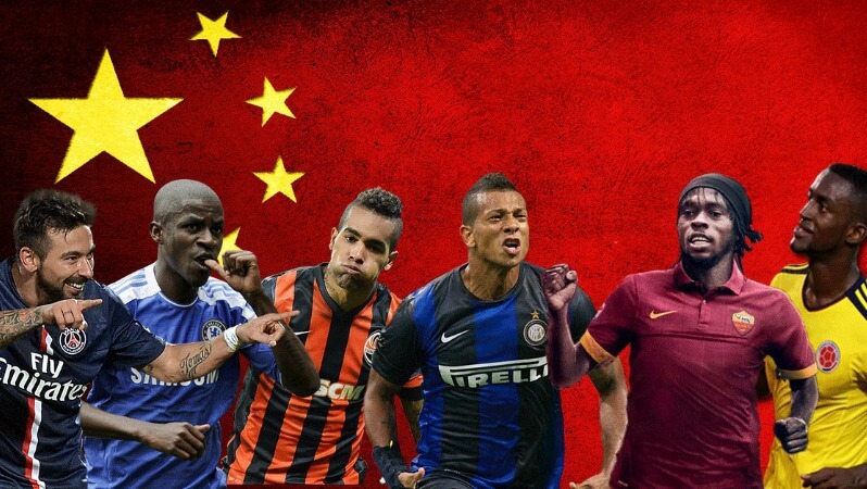 para pemain klub Eropa yang meruput di Liga Super China. Foto via the18.com