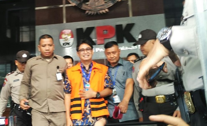 Andi Zulkarnaen Mallarangeng alias Choel Mallarangeng ditahan KPK/Foto Fadilah/Nusantaranews