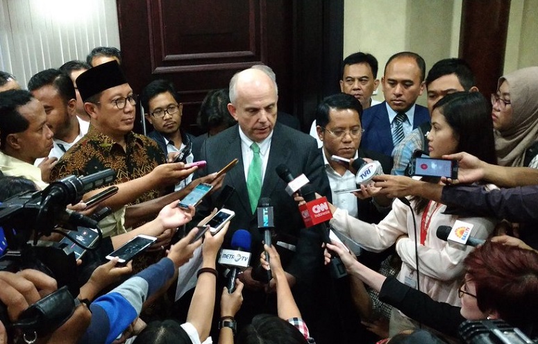 Dubes AS untuk Indonesia Joseph R Donovan Jr/Foto via @Kemenag_RI