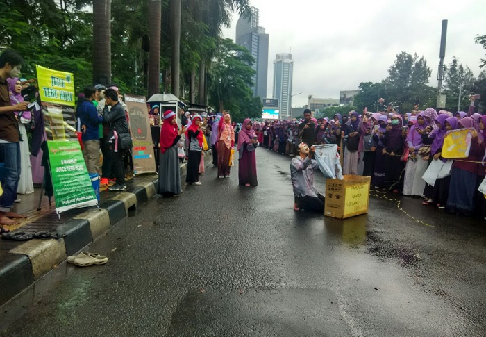 Parade Cosplay Meriahkan Gerakan Menutup Aurat 2017/Foto: Dok. Jurnalis Warga Indonesia