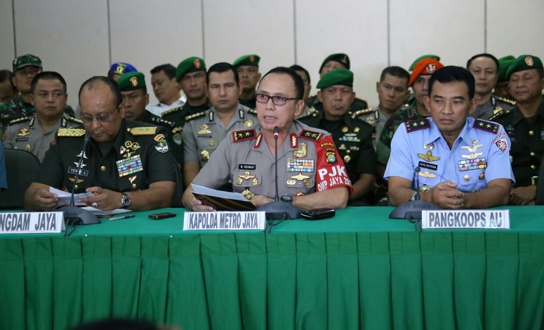 Konferensi Pers Persiapan Pengamanan Pilkada DKI Jakarta/Foto Dok. Pribadi