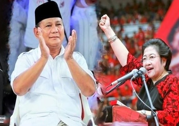 Prabowo dan Megawati/Foto Ilustrasi/Nusantaranews