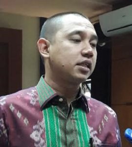 Ketua DKW Garda Bangsa Jawa Timur, Kabil Mubarok/Foto Tri Wahyudi